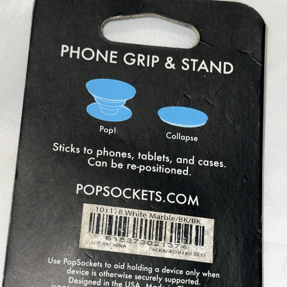 NWT Marble‎ Print POPSOCKET
